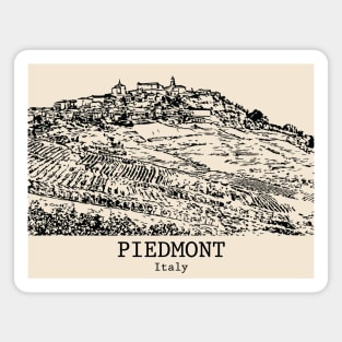 Piedmont - Italy Magnet